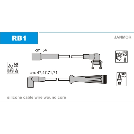 RB1 - Ignition Cable Kit 