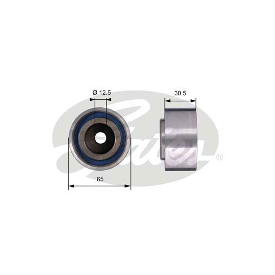 T42061 - Deflection/Guide Pulley, timing belt 