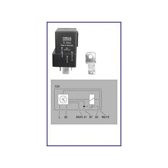 132064 - Relay, glow plug system 