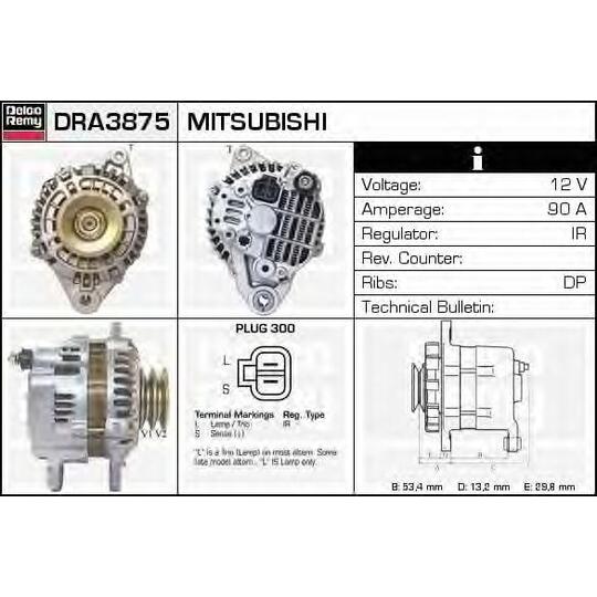 DRA3875N - Alternator 