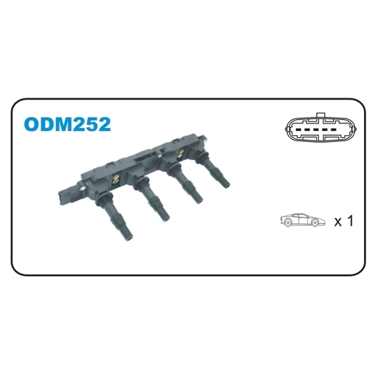 ODM252 - Ignition coil 