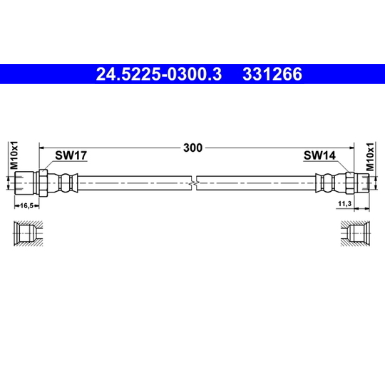 24.5225-0300.3 - Jarruletku 