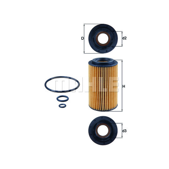 OX 153/7D1 - Oil filter 