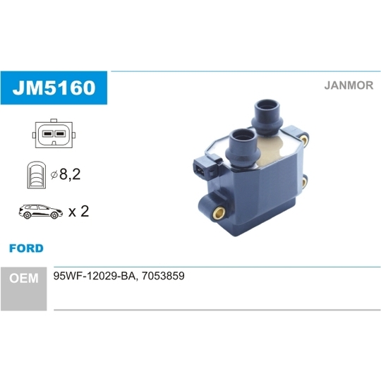 JM5160 - Ignition coil 