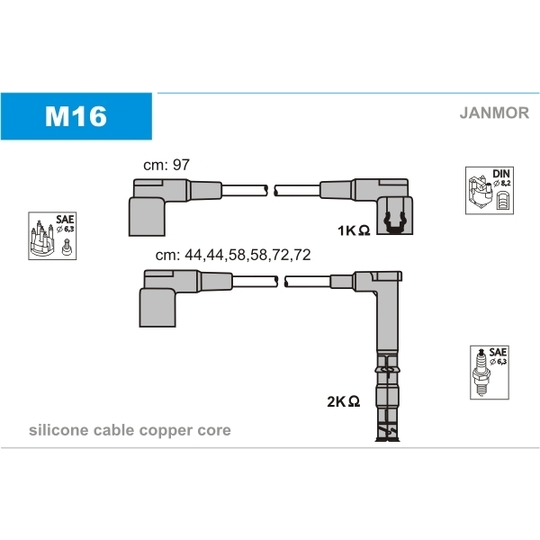 M16 - Ignition Cable Kit 