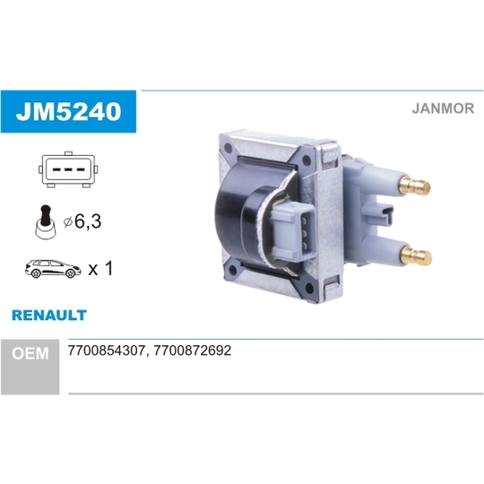 JM5240 - Ignition coil 