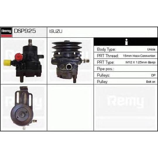 DSP925 - Hydraulic Pump, steering system 