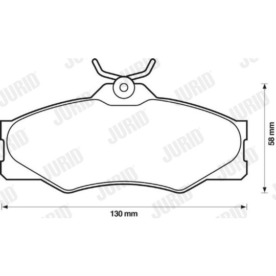 571380D - Brake Pad Set, disc brake 