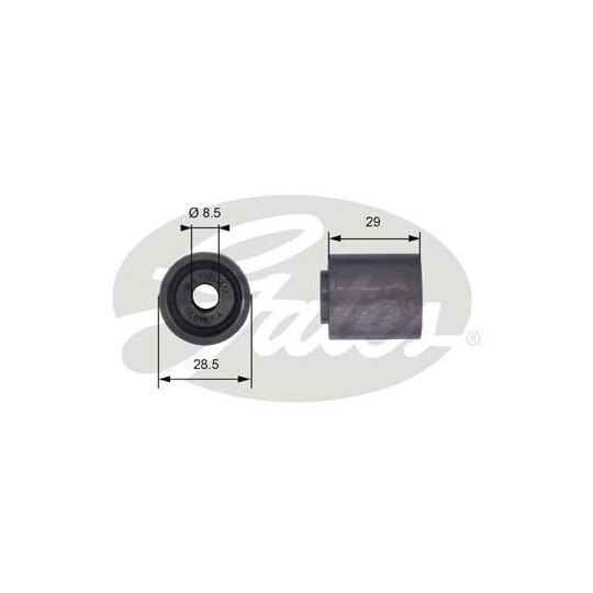 T42045 - Deflection/Guide Pulley, timing belt 