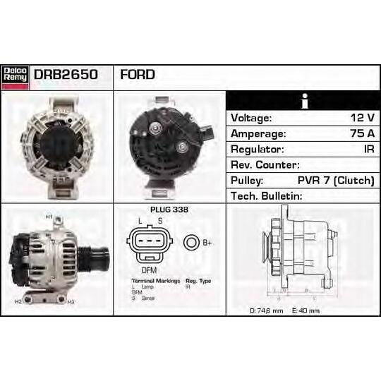 DRB2650N - Generaator 