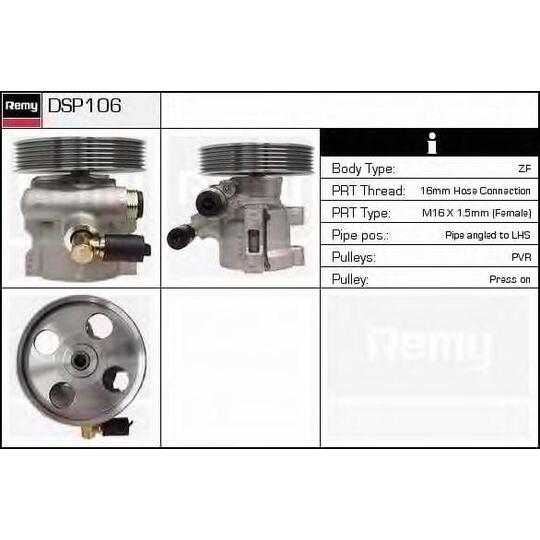 DSP106 - Hydraulic Pump, steering system 
