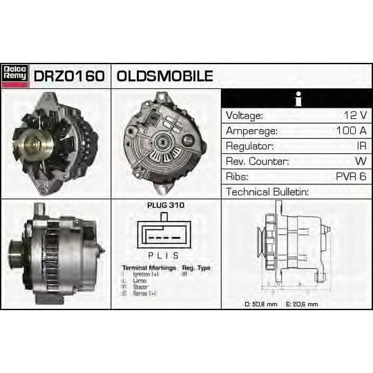 DRZ0160 - Alternator 