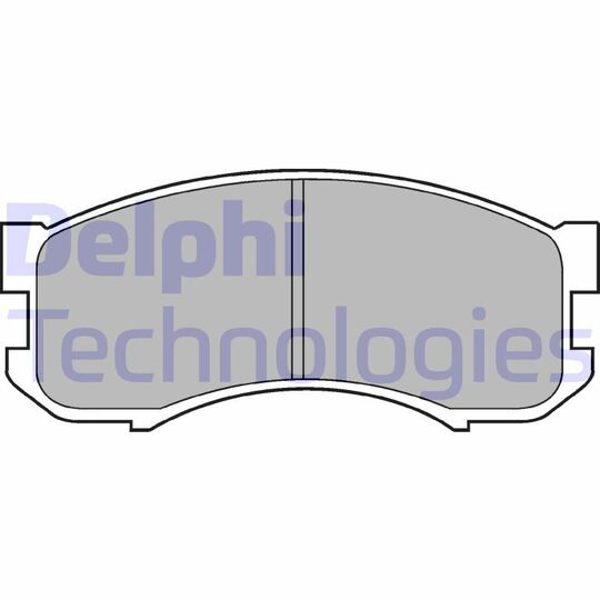 LP800 - Brake Pad Set, disc brake 