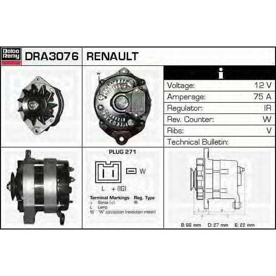 DRA3076 - Generaator 