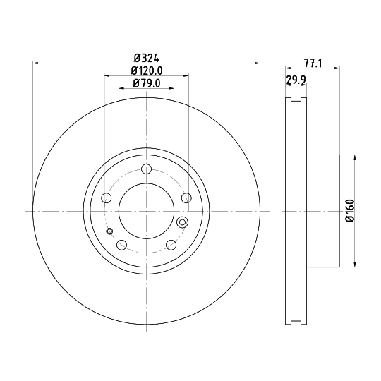 MDC833 - Brake Disc 