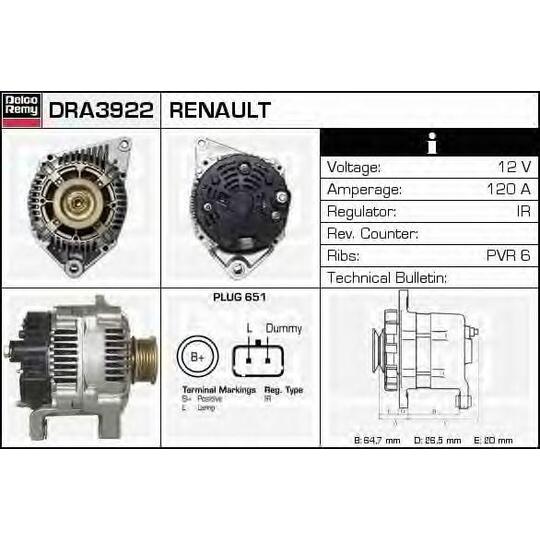 DRA3922 - Generaator 