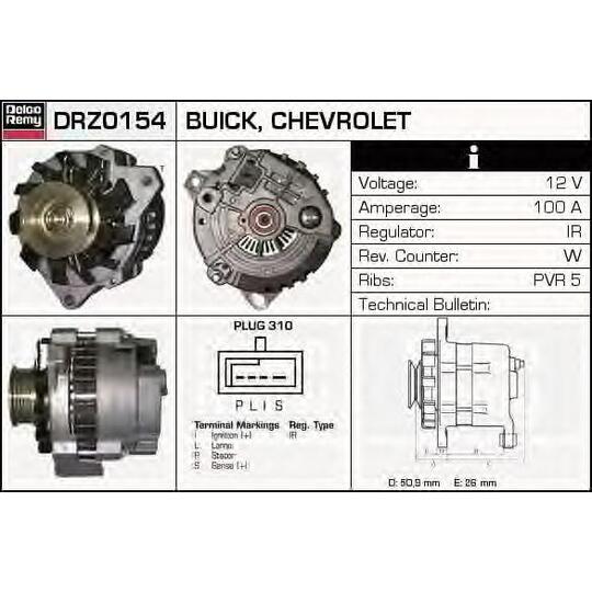 DRZ0154 - Alternator 