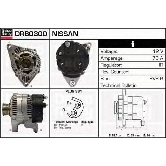 DRB0300 - Alternator 