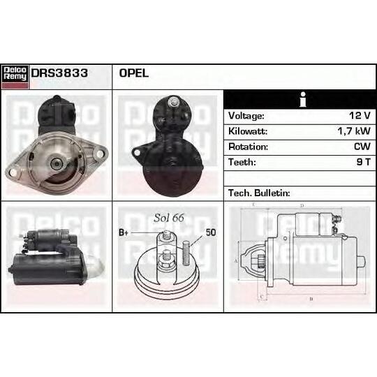 DRS3833 - Starter 