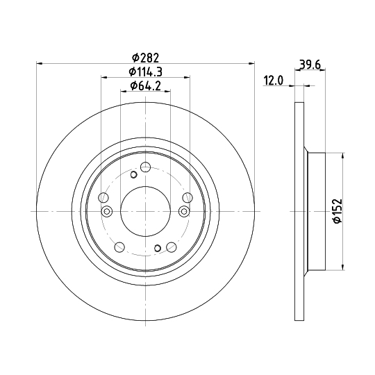 MDC1877 - Brake Disc 