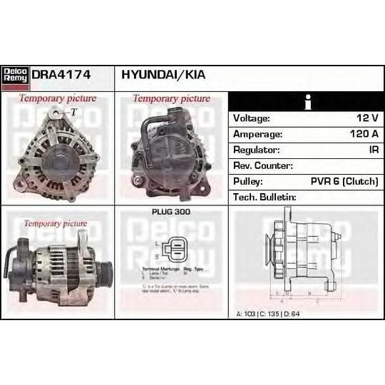 DRA4174N - Generaator 