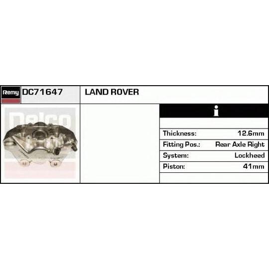 DC71647 - Brake Caliper 