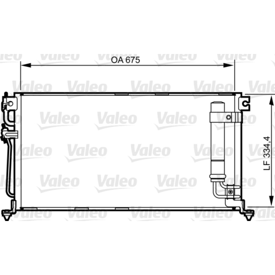 814273 - Condenser, air conditioning 