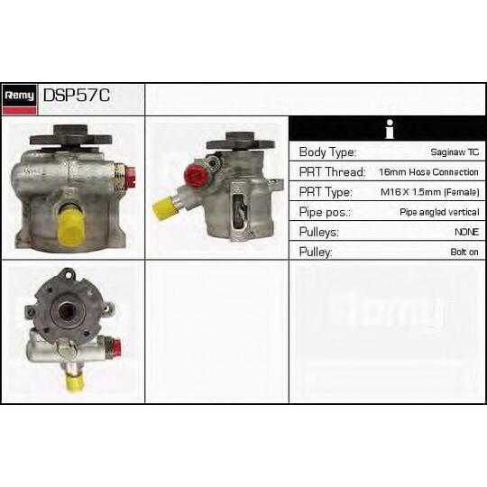 DSP57C - Hydraulic Pump, steering system 