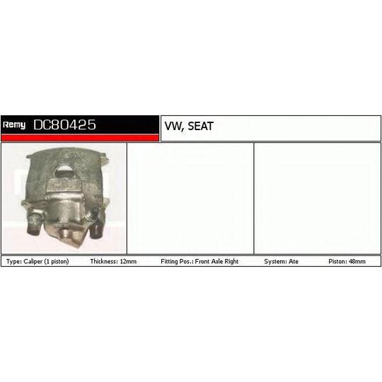 DC80425 - Brake Caliper 