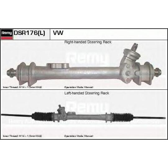 DSR176L - Steering Gear 