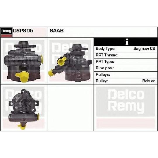 DSP805 - Hydraulic Pump, steering system 