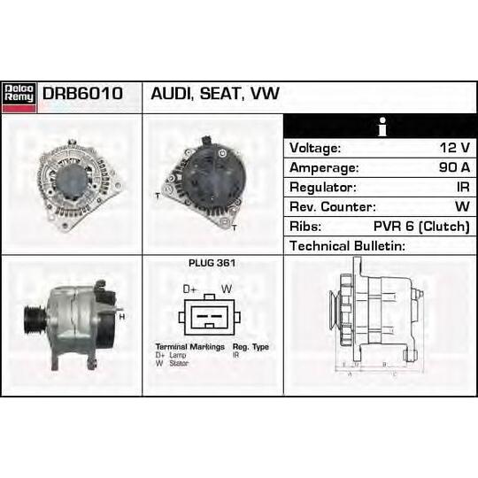 DRB6010 - Alternator 