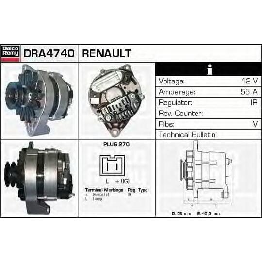 DRA4740 - Generaator 