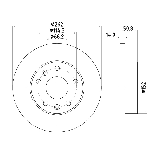 MDC1531 - Brake Disc 