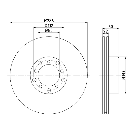 MDC451 - Brake Disc 