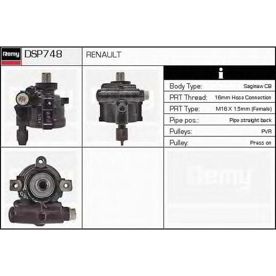 DSP748 - Hydraulic Pump, steering system 