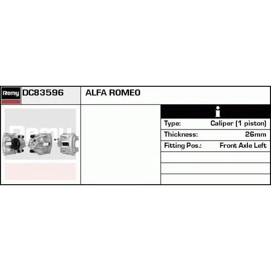 DC83596 - Brake Caliper 