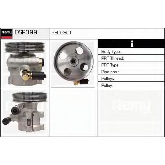 DSP399 - Hydraulic Pump, steering system 