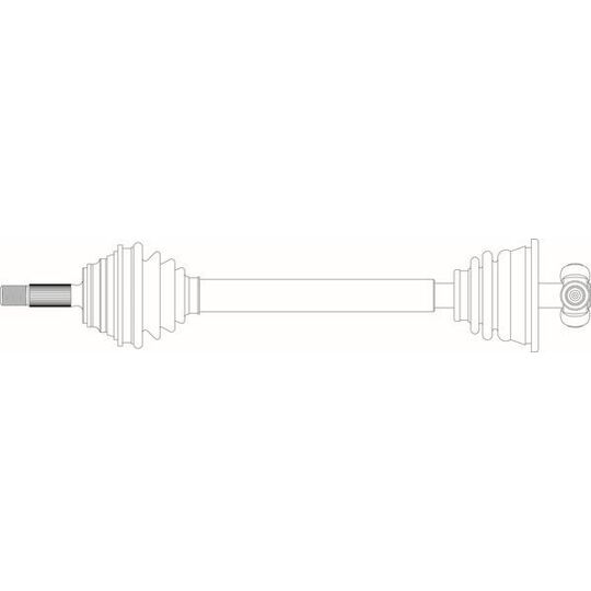 RE3077 - Drive Shaft 