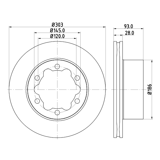 MDC1773 - Brake Disc 