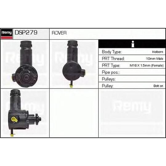 DSP279 - Hydraulic Pump, steering system 