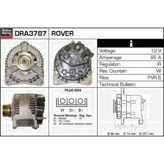 DRA3787 - Alternator 