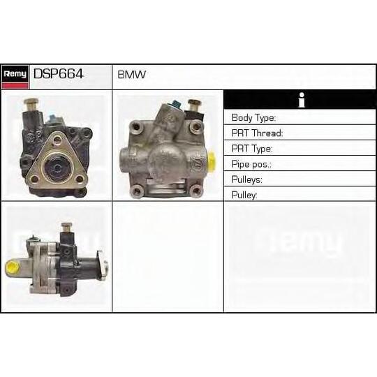 DSP664 - Hydraulic Pump, steering system 