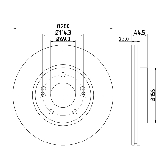 MDC2392 - Brake Disc 