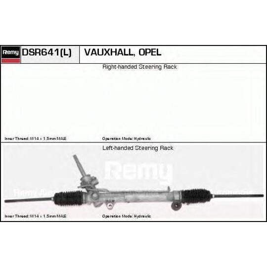 DSR641L - Steering Gear 