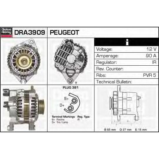 DRA3909 - Laturi 