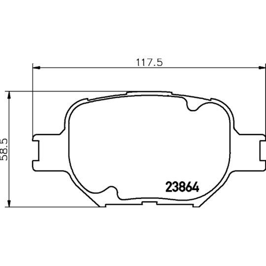 MDB2291 - Brake Pad Set, disc brake 