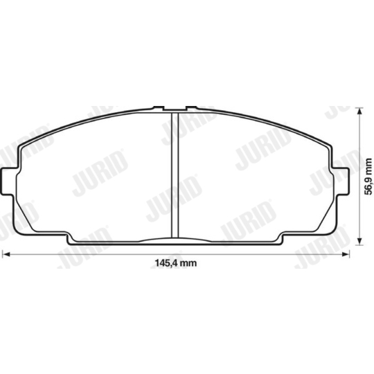 572367J - Brake Pad Set, disc brake 