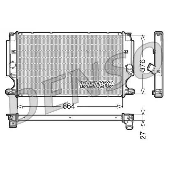 DRM50024 - Radiator, engine cooling 