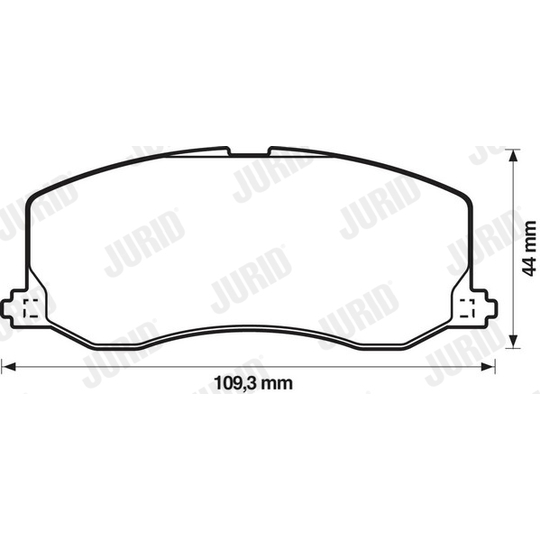 572217J - Brake Pad Set, disc brake 